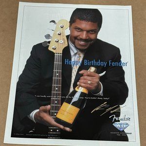 REGGIE HAMILTON - Fender Guitars - 60 Years - 2006 Print Advertisement